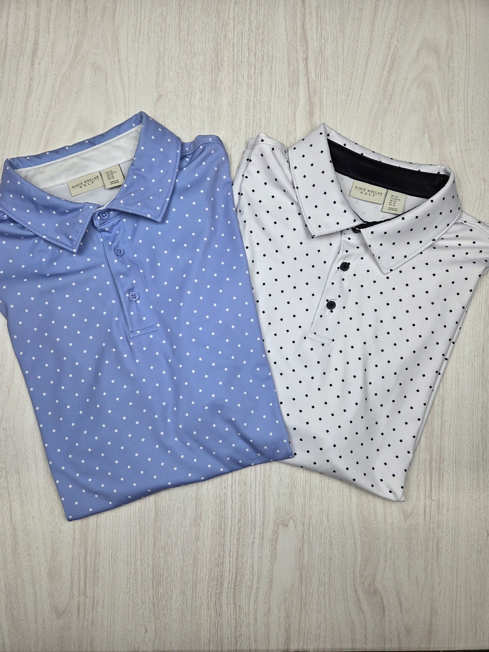 Rorie Whelan Golf Men's Performance Polo Shirts Size XL